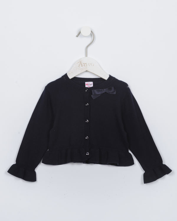 Picture of XH5741 GIRLS ELEGANT WAIST CARDIGAN